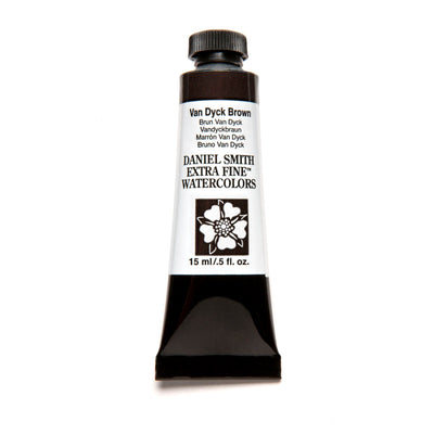 DANIEL SMITH EXTRA FINE WATER COLOUR 15 ML SR 1 VAN DYCK BROWN (110)