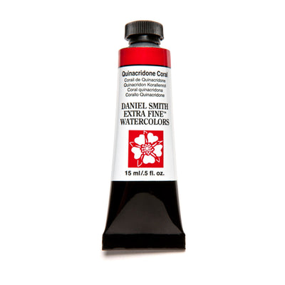 DANIEL SMITH EXTRA FINE WATER COLOUR 15 ML SR 2 QUINACRIDONE CORAL (088)