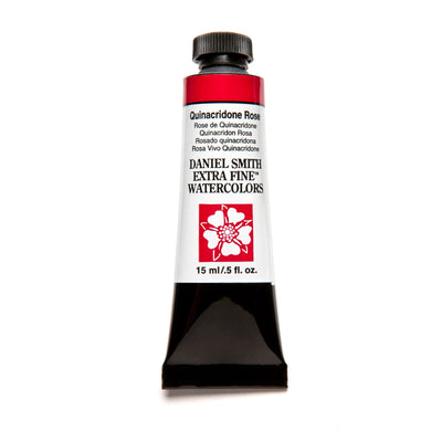 DANIEL SMITH EXTRA FINE WATER COLOUR 15 ML SR 2 QUINACRIDONE ROSE (092)