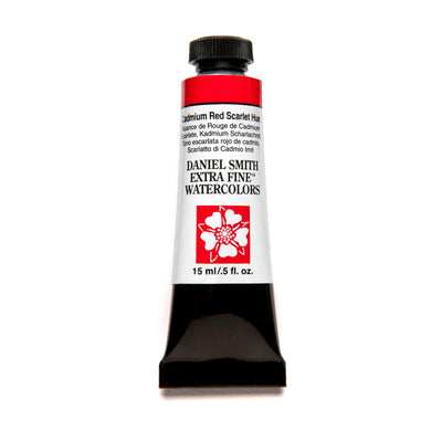 DANIEL SMITH EXTRA FINE WATER COLOUR 15 ML SR 3 CADMIUM RED SCARLET HUE (219)