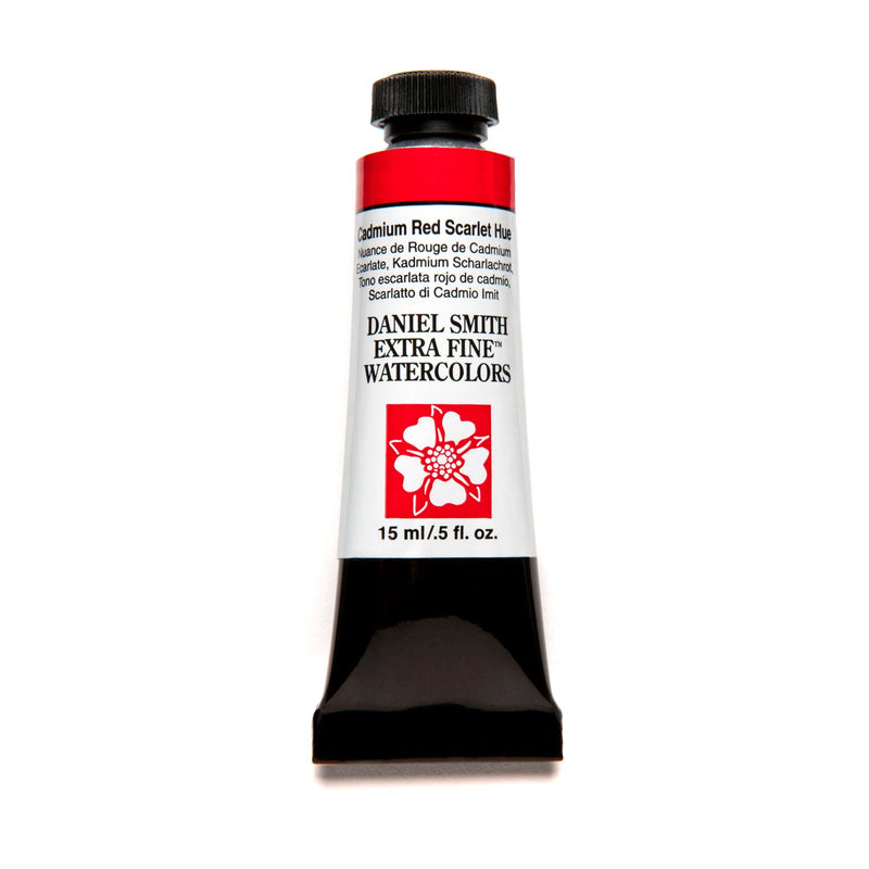 DANIEL SMITH EXTRA FINE WATER COLOUR 15 ML SR 3 CADMIUM RED SCARLET HUE (219)