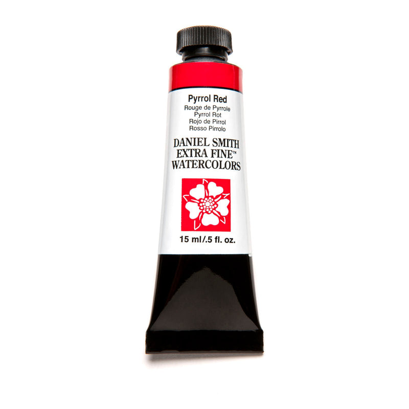 DANIEL SMITH EXTRA FINE WATER COLOUR 15 ML SR 3 PYRROL RED (084)
