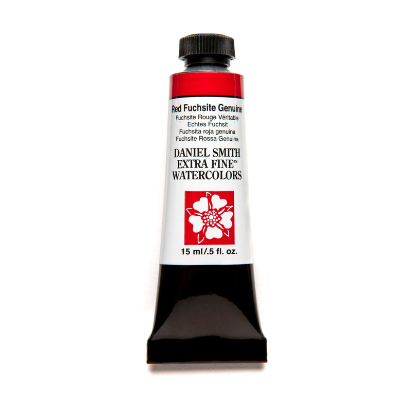 DANIEL SMITH EXTRA FINE WATER COLOUR 15 ML SR 3 RED FUCHSITE GENUINE (189)