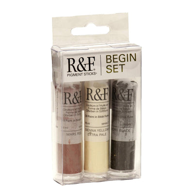 R&F PIGMENT OIL PAINT STICKS SET OF 3PC 19ML (RF#2970)