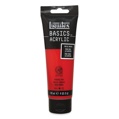 LIQUITEX BASICS ACRYLIC 118 ML PYRROLE RED 6321