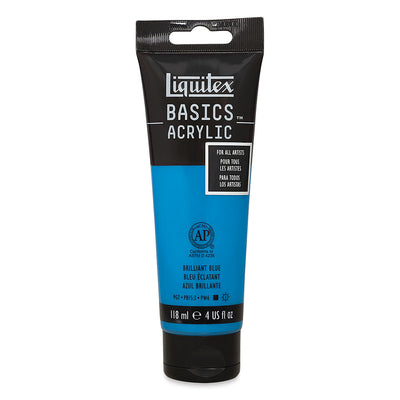 LIQUITEX BASICS ACRYLIC 118 ML BRILLIANT BLUE 6570