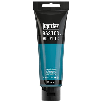 LIQUITEX BASICS ACRYLIC 118 ML TURQUOISE BLUE 6046