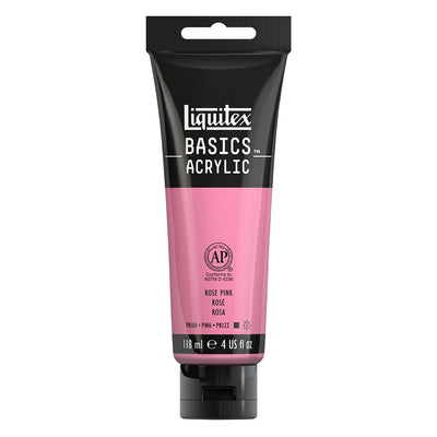 LIQUITEX BASICS ACRYLIC 118 ML ROSE PINK 6048