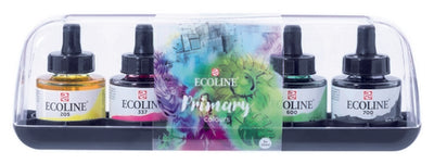 TALENS ECOLINE WATERCOLOR PRIMARY INK SET 5 X 30 ML (9900)