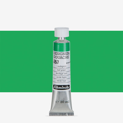 SCHMINCKE DESIGNERS GOUACHE COLOUR 20 ML SR 1 LEAF GREEN