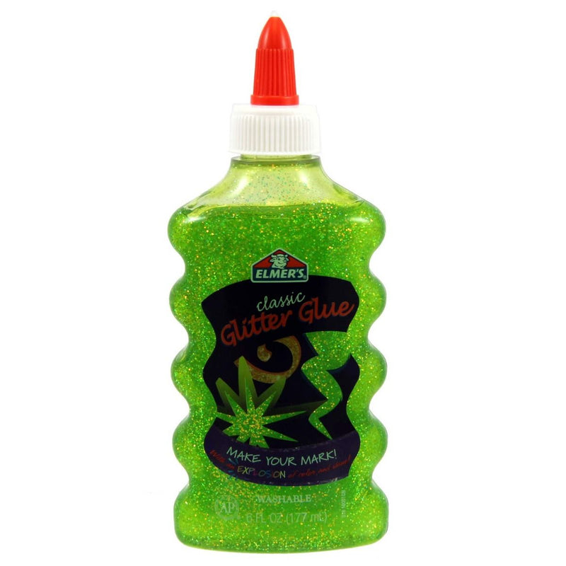 ELMER GLITTER GLUE GREEN 177 ML