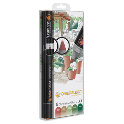 CHAMELEON ALCOHOL MARKER ASSORTED COLOURS SET OF 5 (CT0514)