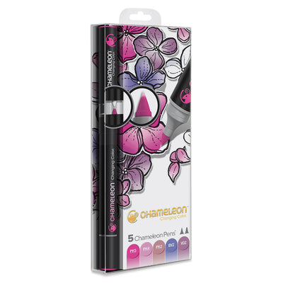 CHAMELEON ALCOHOL MARKER ASSORTED COLOURS SET OF 5 (CT0512)