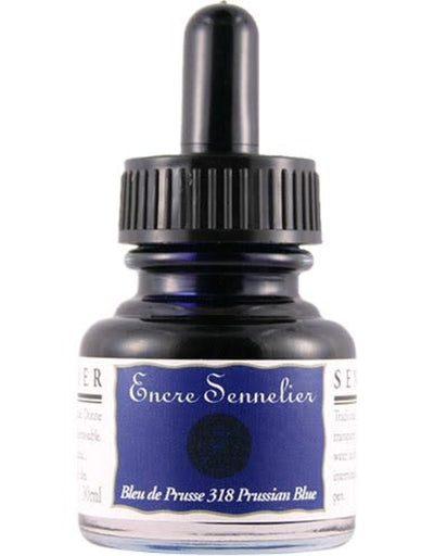 SENNELIER SHELLAC INK PRUSSIAN BLUE 30 ML (318)