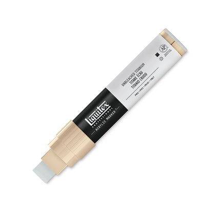 LIQUITEX ACRYLIC PAINT MARKER UNBLEACHED TITANIUM 15 MM