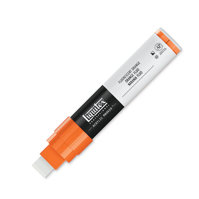 LIQUITEX ACRYLIC PAINT MARKER FLUORESCENT ORANGE 15 MM