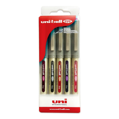 UNIBALL GEL PEN SET OF 5