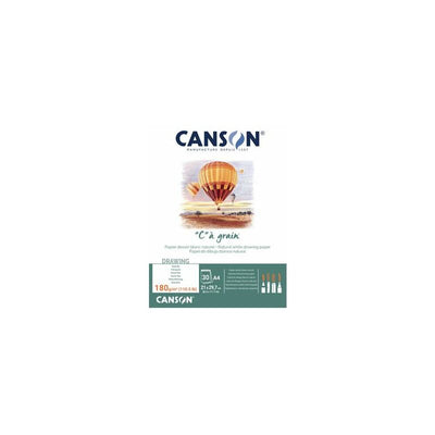 CANSON MONTVAL WATER COLOUR SHEETS COLD PRESSED 185 GSM 25% COTTON 22" x 30" (7012032)