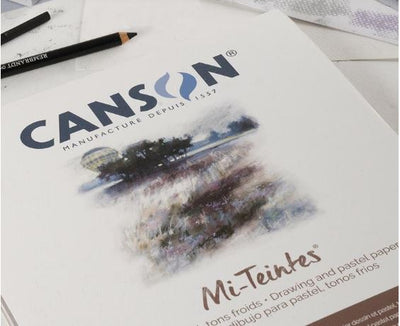 CANSON MI TEINTES PASTEL PAPER ROLL WHITE 160 GSM 152X1000