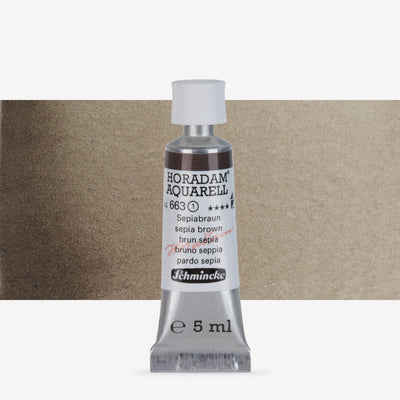 SCHMINCKE HORADAM AQUARELL 5 ML SR 1 SEPIA BROWN (663)