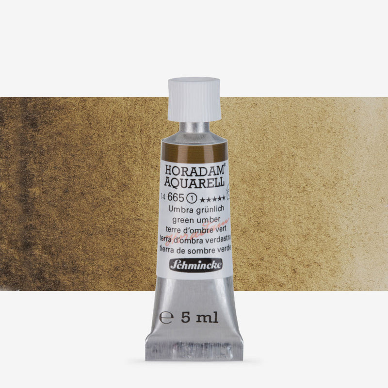 SCHMINCKE HORADAM AQUARELL 5 ML SR 1 GREEN UMBER (665)