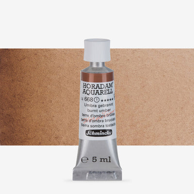 SCHMINCKE HORADAM AQUARELL 5 ML SR 1 BURNT UMBER (668)