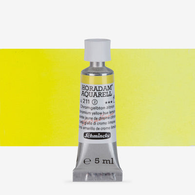 SCHMINCKE HORADAM AQUARELL 5 ML SR 2 CHROMIUM YELLOW HUE LEMON (211)