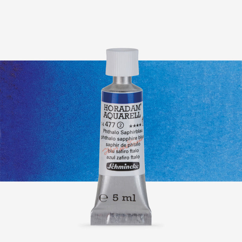 SCHMINCKE HORADAM AQUARELL 5 ML SR 2 PHTHALO SAPPHIRE BLUE (477)