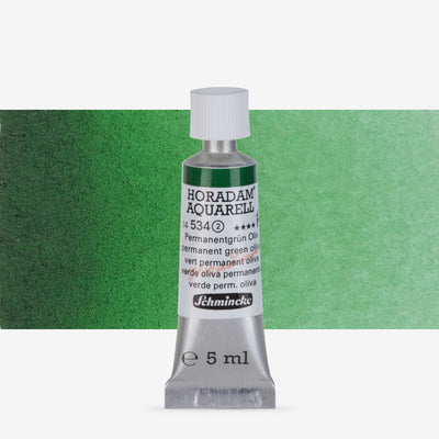 SCHMINCKE HORADAM AQUARELL 5 ML SR 2 PERMANENT GREEN OLIVE (534)