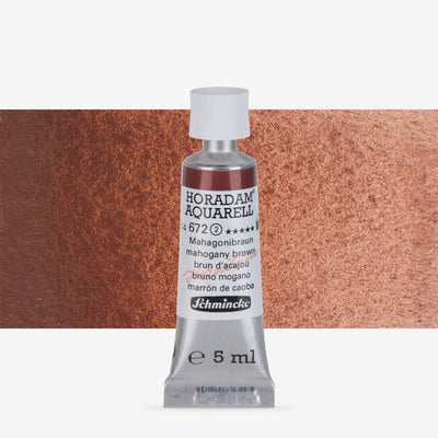 SCHMINCKE HORADAM AQUARELL 5 ML SR 2 MAHOGANY BROWN (672)