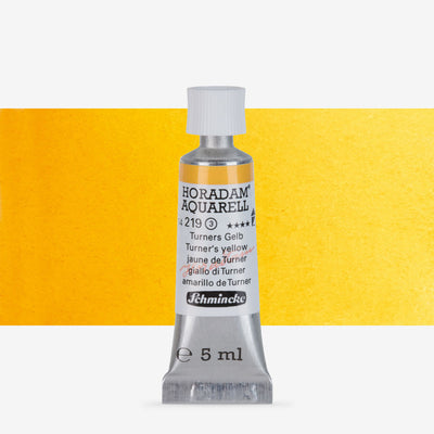 SCHMINCKE HORADAM AQUARELL 5 ML SR 3 TURNER`S YELLOW (219)