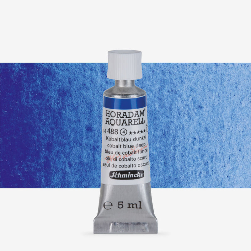 SCHMINCKE HORADAM AQUARELL 5 ML SR 4 COBALT BLUE DEEP (488)