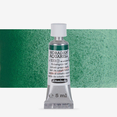 SCHMINCKE HORADAM AQUARELL 5 ML SR 4 COBALT GREEN DARK (533)