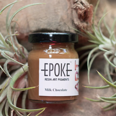 EPOKE RESIN ART PIGMENT MILK CHOCOLATE BROWN 75 GMS
