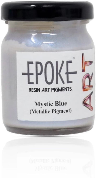 EPOKE RESIN ART PIGMENT METALLIC MYSTIC BLUE 75 GMS