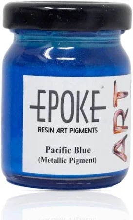 EPOKE RESIN ART PIGMENT METALLIC PACIFIC BLUE 75 GMS