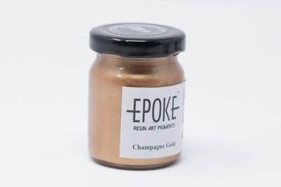 EPOKE RESIN ART PIGMENT METALLIC CHAMPAGNE GOLD 75 GMS