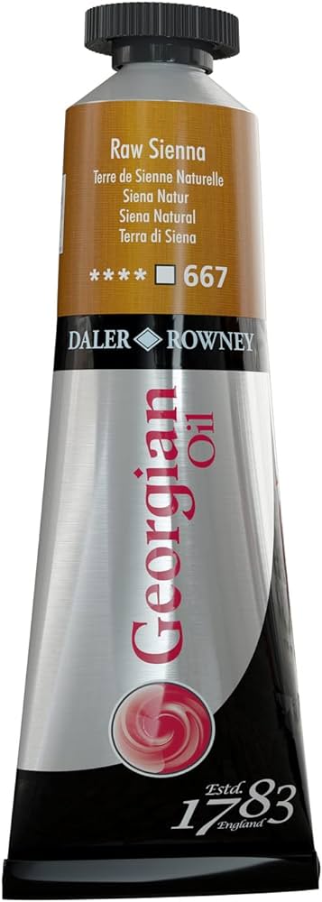 DALER & ROWNEY GEORGIAN OIL COLOUR 38 ML RAW SIENNA (111014667)