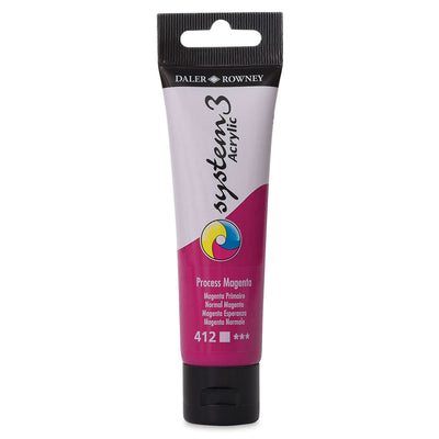 DALER & ROWNEY SYSTEM 3 ACRYLIC 59 ML PROCESS MAGENTA 059412