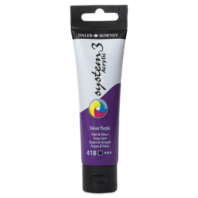 DALER & ROWNEY SYSTEM 3 ACRYLIC 59 ML VELVET PURPLE 059418