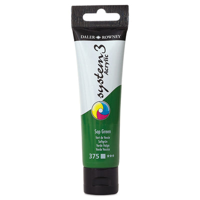 DALER & ROWNEY SYSTEM 3 ACRYLIC 59 ML SAP GREEN 059375