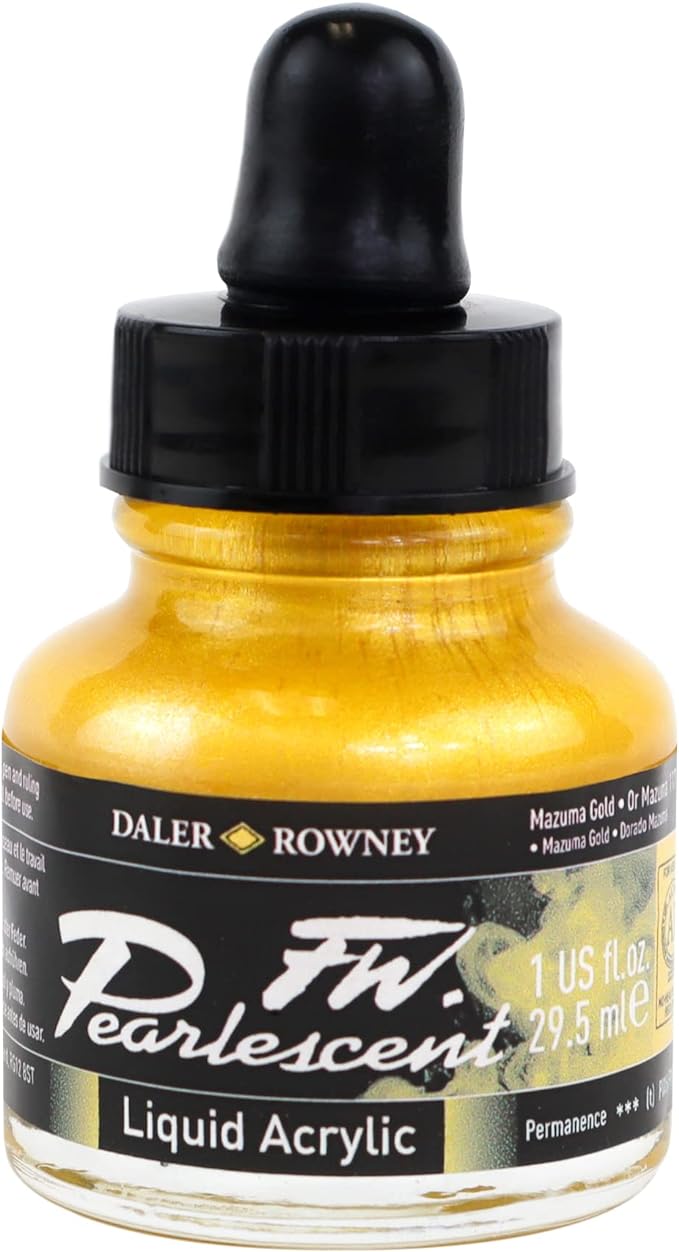 DALER & ROWNEY PEARLESCENT MAZUMA GOLD 29.5 ML (603201117)