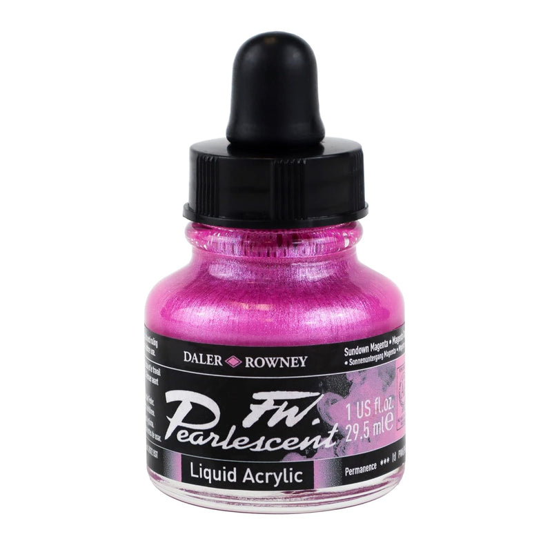 DALER & ROWNEY PEARLESCENT SUNDOWN MAGENTA 29.5 ML (603201120)