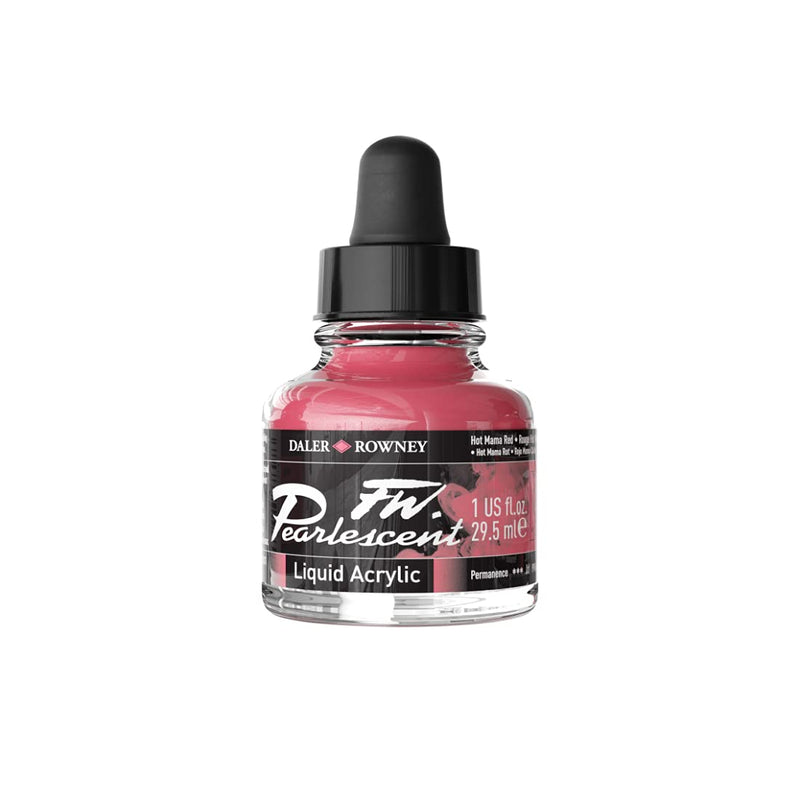 DALER & ROWNEY PEARLESCENT HOT MAMA RED 29.5 ML (603201114)