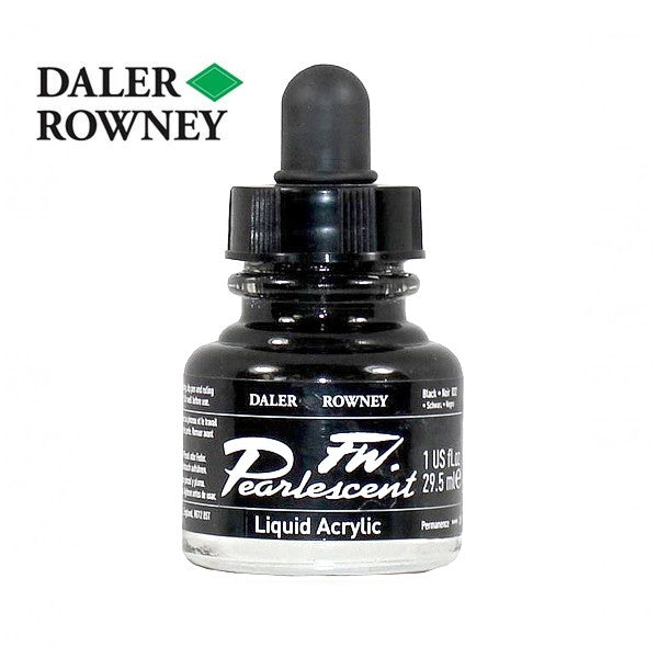 DALER & ROWNEY PEARLESCENT BLACK 29.5 ML (603201032)