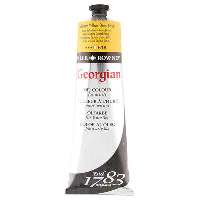 DALER & ROWNEY GEORGIAN OIL COLOUR 225 ML CADMIUM YELLOW DEEP HUE (111225618)