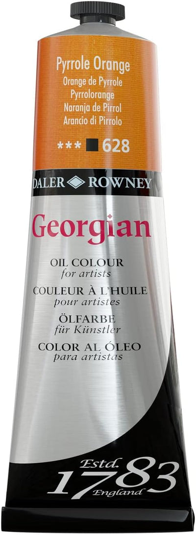 DALER & ROWNEY GEORGIAN OIL COLOUR 225 ML PYRROLE ORANGE (111225628)