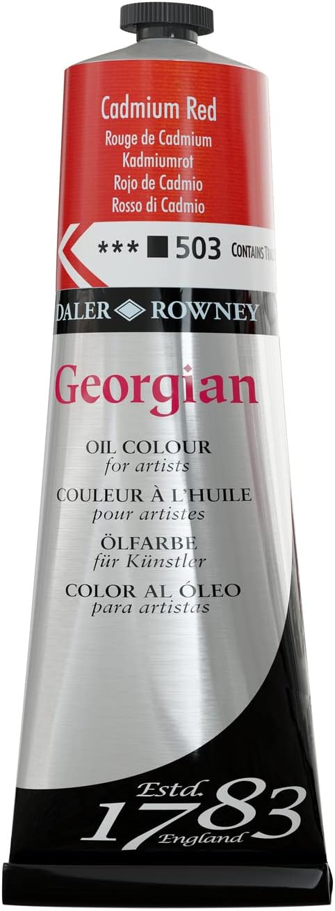 Daler-Rowney Georgian Oil Colour French Ultramarine, Tubo Da 225 Ml, Colore A Olio Per Artisti, Alta Permanenza - 5