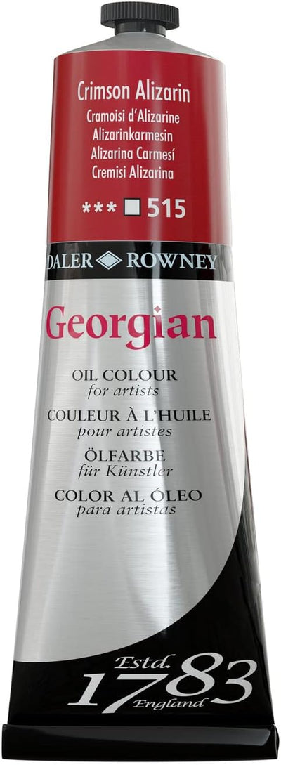 DALER & ROWNEY GEORGIAN OIL COLOUR 225 ML ALIZARIN CRIMSON (111225515)