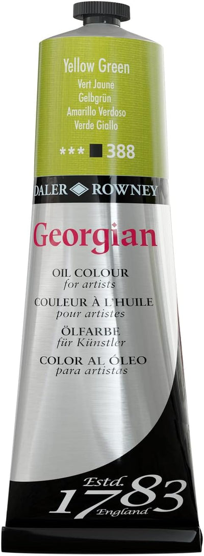 DALER & ROWNEY GEORGIAN OIL COLOUR 225 ML YELLOW GREEN (111225388)